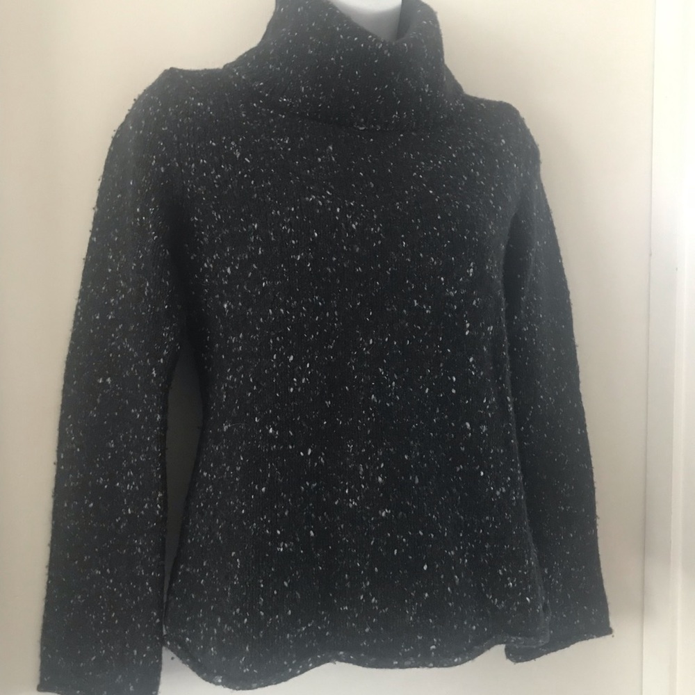 Wool Blend Flecked Sweater Express - Picture 2 of 11